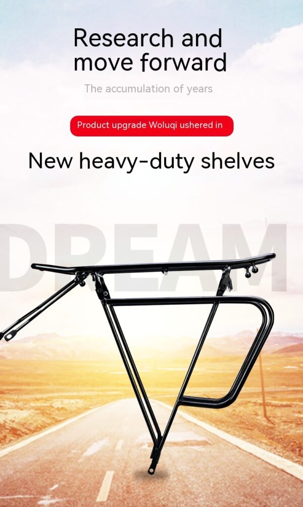 Bicycle Pack Steel Aluminum Alloy Shelf