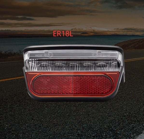 Electric vehicle combined tail light