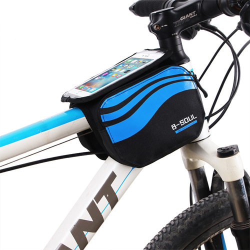 Bicycle mountain bike top tube bag