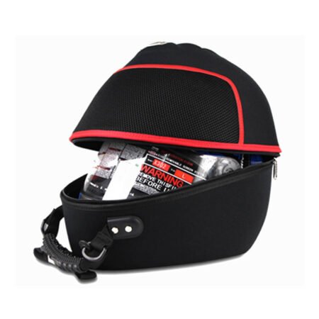 Motorcycle riding helmet bag