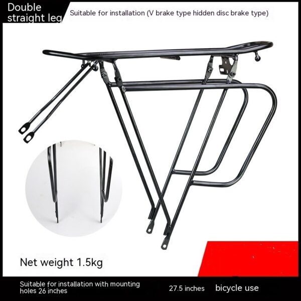 Bicycle Pack Steel Aluminum Alloy Shelf