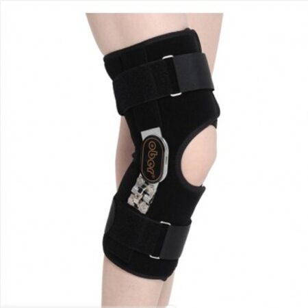 Adjustable knee brace for correction of O-leg knee