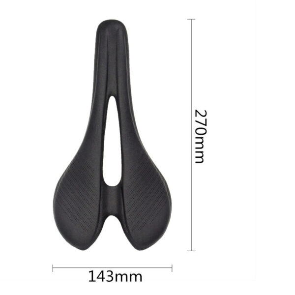 Nylon fiber and fiber-reinforced light bicycle seat cushion