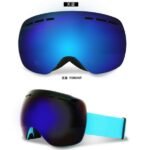 Ski Goggles,Winter Snow Sports Snowboard Goggles with Anti-fog UV Protection for Men Women Youth Snowmobile Skiing Skating mask