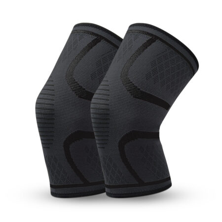 Knitted Nylon Sports Knee Pads For Outdoor Warmth