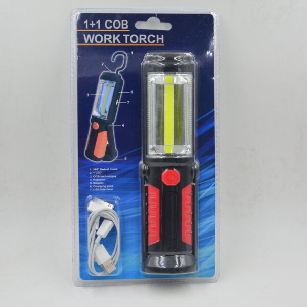 UsB charging, car maintenance, led working lights, on-board magnet emergency lights, 360 degree COB outdoor lighting