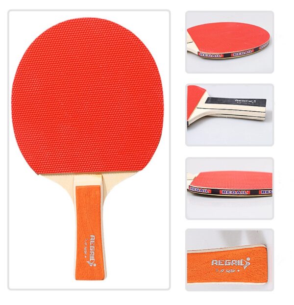 2Pcs Table Tennis Rackets  with 3 Balls