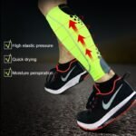 1PC Men Women Running Bicycle Calf Leg Brace Support Stretch Sleeve Compression Exercise Leggings Basketball Football Knee Pads