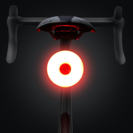 Night warning lights for cycling equipment at night