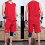 Casual Wear Sleeveless Thin Vest Running Wear Shorts Sportswear
