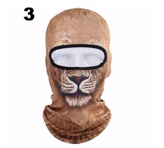 3D Cat Winter Outdoor Mask