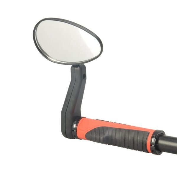 Rotating rearview mirror for bicycle reverse mirror