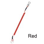 Max Stretch Plastic Spring Elastic Rope Anti-lost Phone Keychain Secure Lock Tackle Portable Fishing Lanyards
