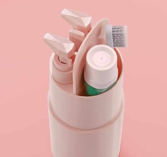 Water Cup bottle Travel Toiletries Storage Cup