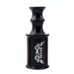 Bicycle hub quick release lamp tube holder