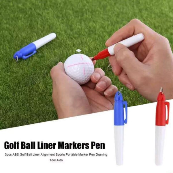 Golf Line Drawing Supplies With Pen Package