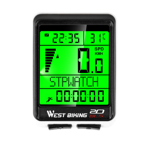 English wireless bicycle stopwatch