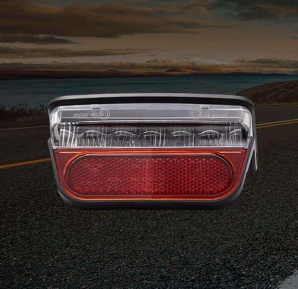 Electric vehicle combined tail light