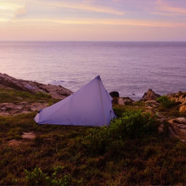 Silicon Coated Outdoor Camping Pyramid Tent
