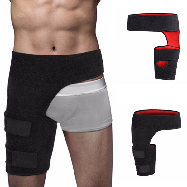 Anti-muscle strain sports hip guard thigh strap