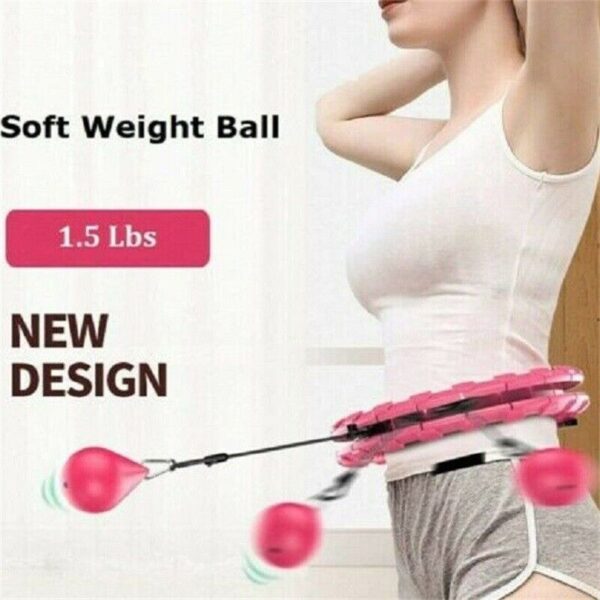 24,36 Knots Weighted Hulahoop  Smart Hoola Thin Waist Fitness Weight Loss