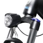 Front spotlight for electric bicycle head