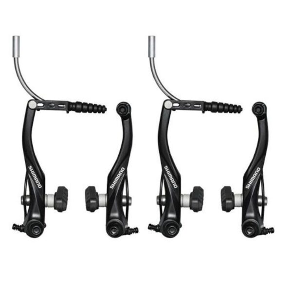 A Pair Of Folding Mountain Flat Handlebar Brakes