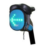 Bicycle wireless remote control LED luminous warning light