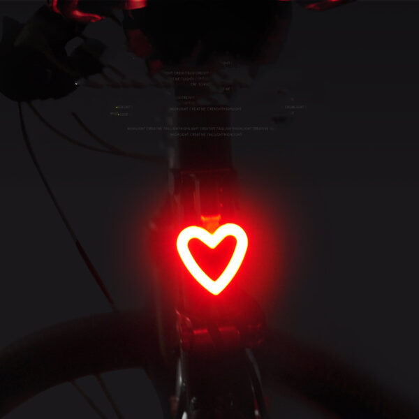 USB Rechargeable Bicycle Warning Tail Light