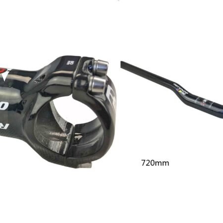 3k grid carbon fabric bicycle straight handle