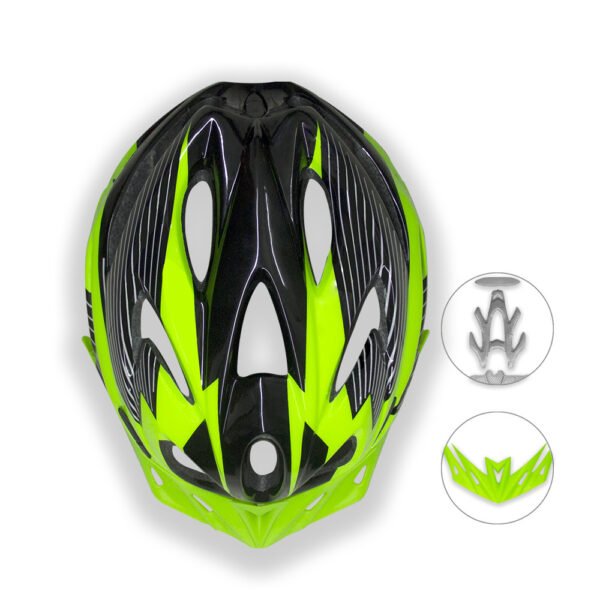 Integrated bicycle riding equipment riding helmet