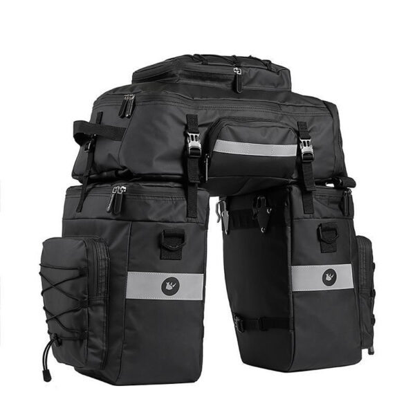 Multifunctional bicycle rear shelf pack