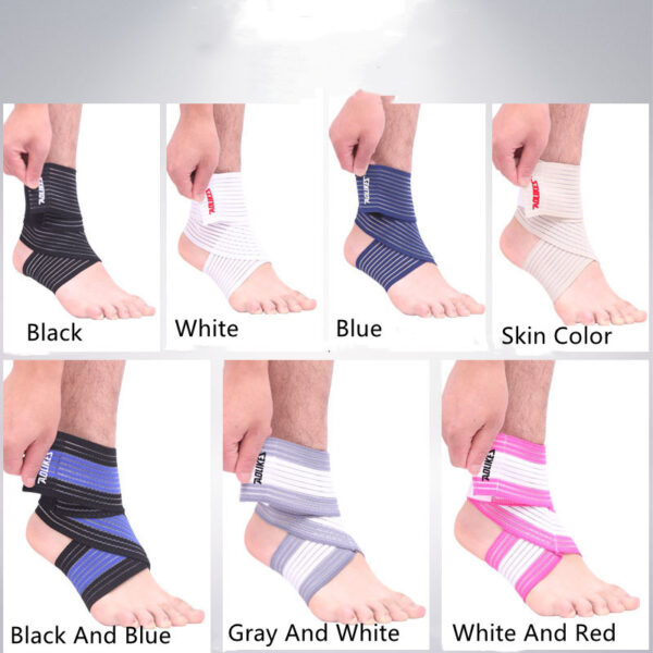 Factory In Stock Wholesale Sports Ankle Protection Basketball Football Bandage Sprain Prevention Ankle And Wrist Guard Protective Gear In Stock