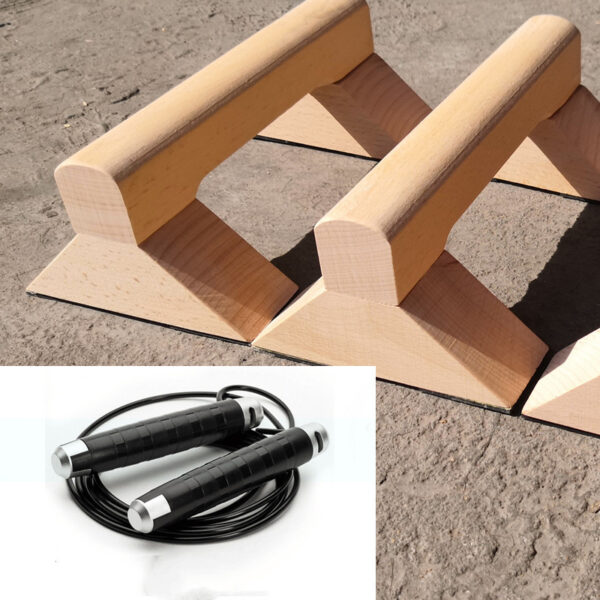 Beech Solid Wood Push-up Bracket Feels Good Male Fitness Equipment