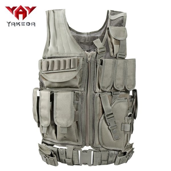Outdoor Military Fan Summer Mesh Breathable Training Vest Multi-functional Tactical Vest