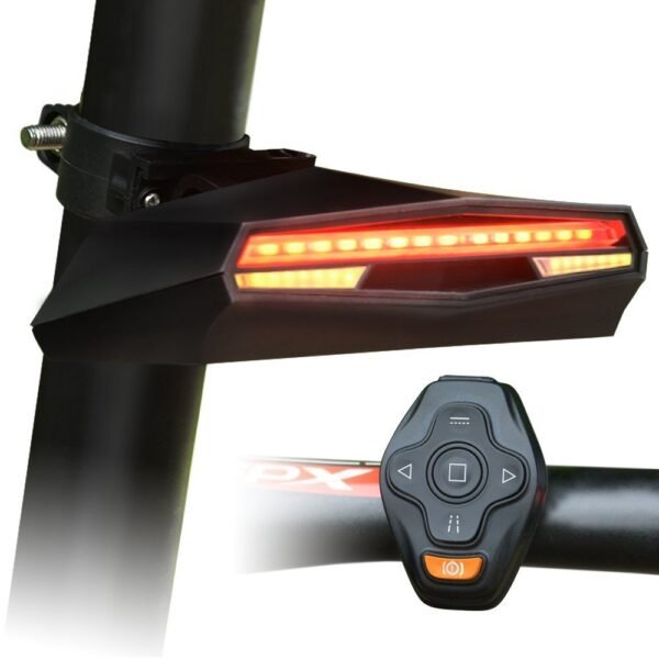 Bicycle remote control tail light