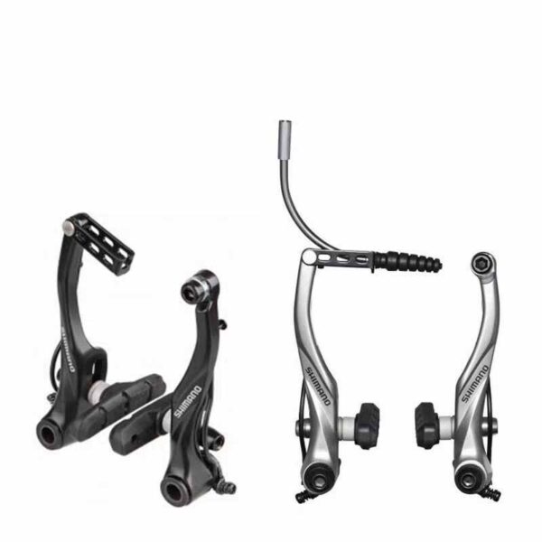 A Pair Of Folding Mountain Flat Handlebar Brakes