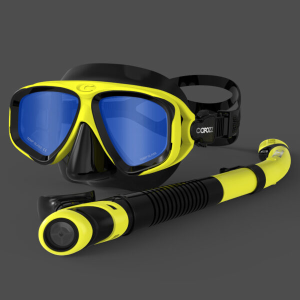 Adult diving glasses snorkel set