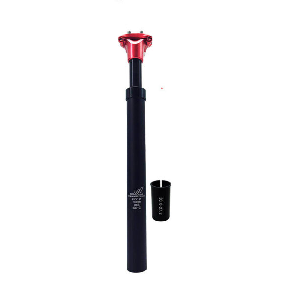 Mountain bike shock absorber seat tube