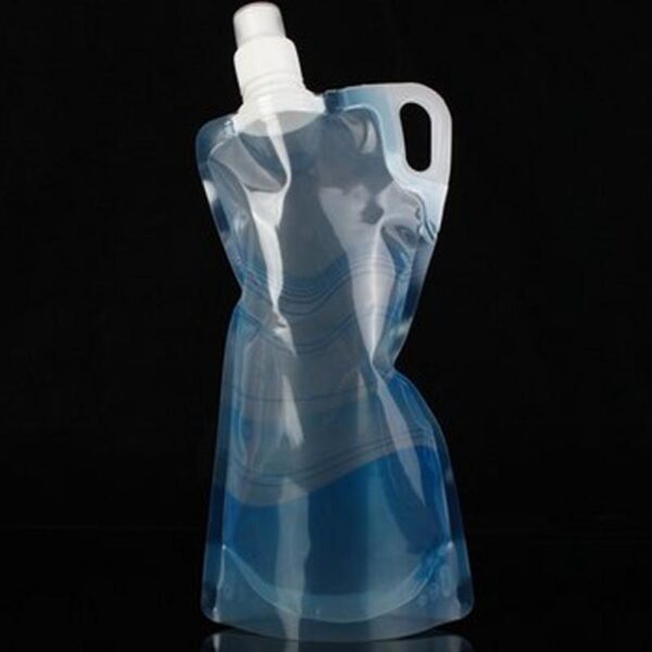 1L Foldable Drinking Water Bottle Bladder Bag