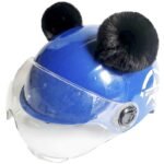 Hairball Ears Helmet Ornaments Skiing Cute Personality