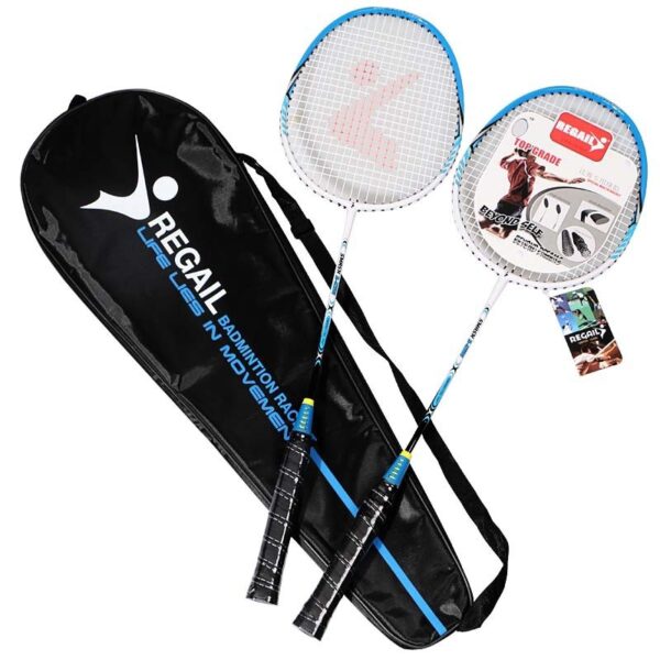 Aluminum Alloy Integrated Shock Absorption Badminton Racket Set