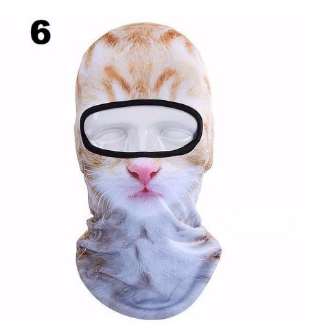 3D Cat Winter Outdoor Mask