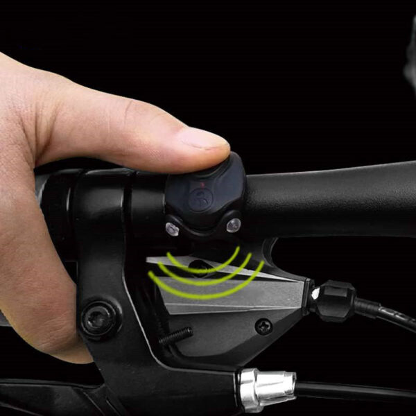 Bicycle Remote Control Electric Bell Horn Anti-theft Light