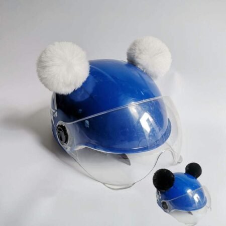 Hairball Ears Helmet Ornaments Skiing Cute Personality
