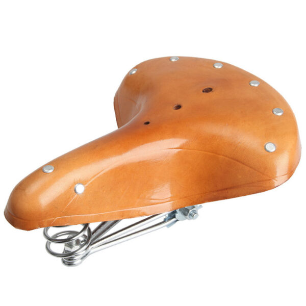 Bicycle leather seat