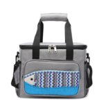 Fish Pattern Cooler Bags Lunch Box Bag EVA Insulation Waterproof Portable Lunch Bag Outdoor Multifunctional Picnic Bag