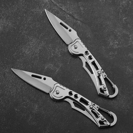 Outdoor Folding Portable Stainless Steel Self-defense Mini Key Knife