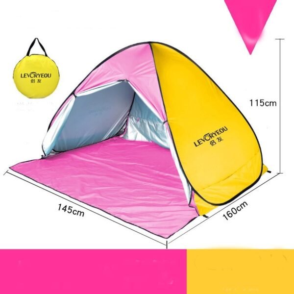 Outdoor Convenient Quick-open Curtain Tent