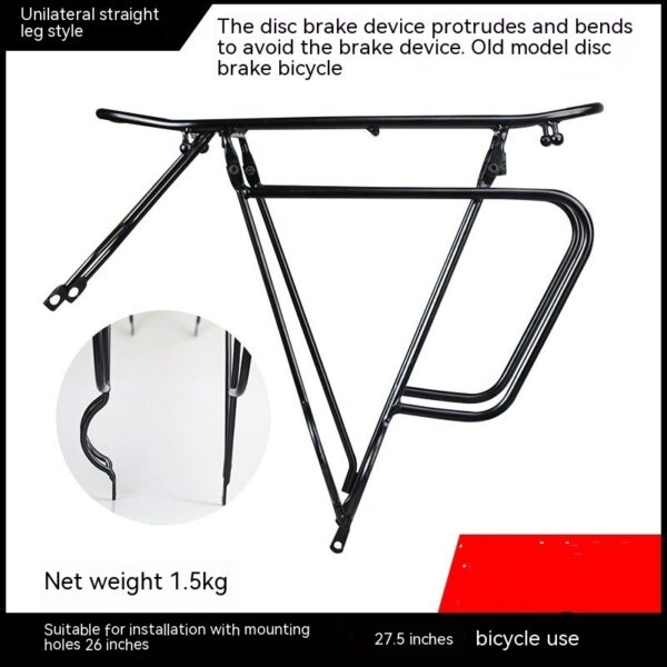 Bicycle Pack Steel Aluminum Alloy Shelf